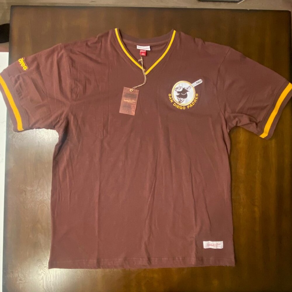 Men's 2XL Mitchell & Ness San Diego Padres Tee